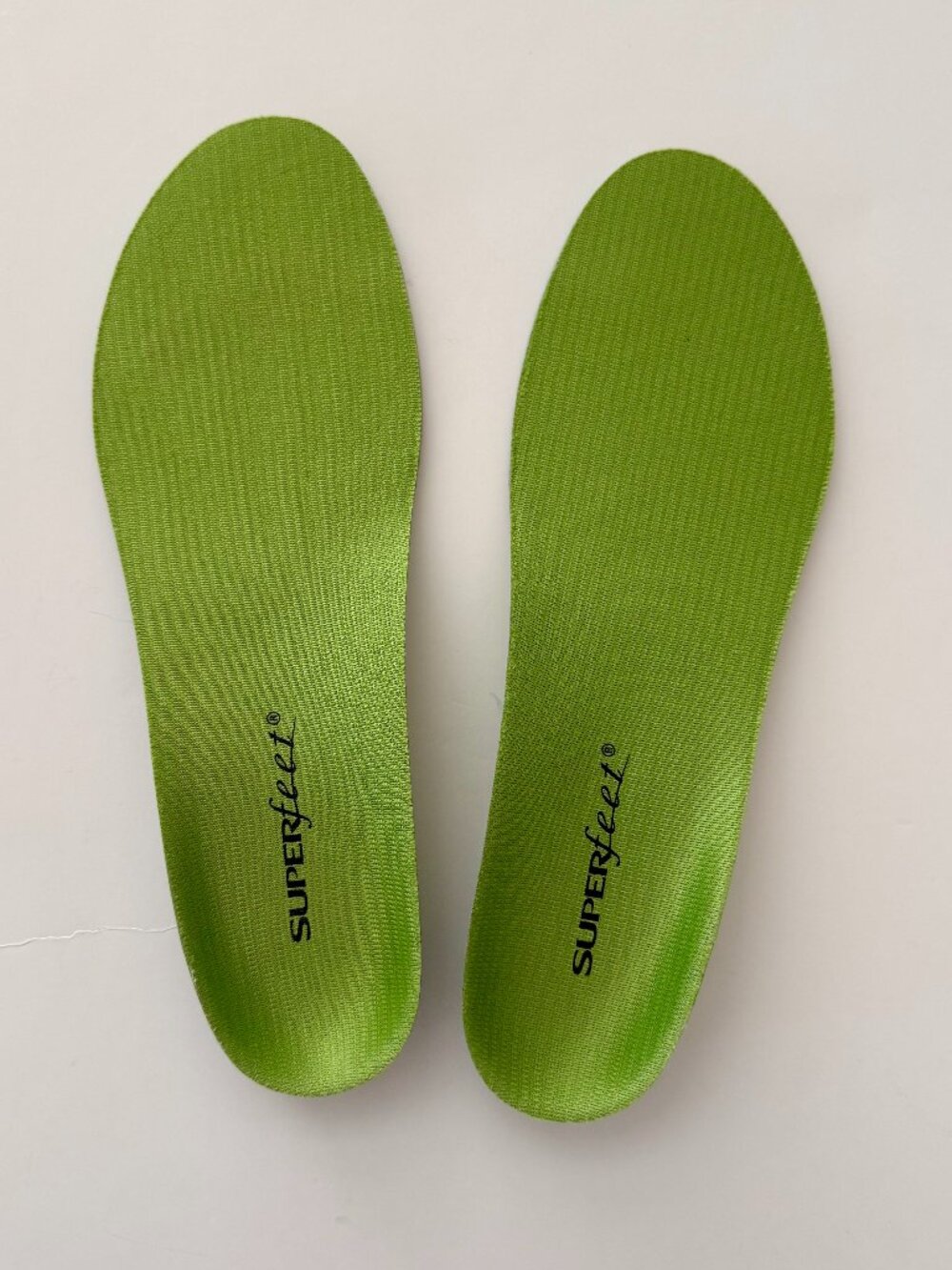 Superfeet Green Insoles Size C High Arch Maximum Support